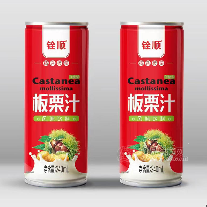 銓順板栗汁風(fēng)味飲料240ml招商