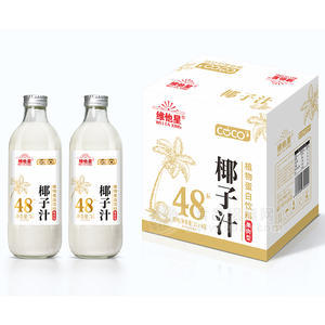 維他星椰子汁植物蛋白飲料果肉型箱裝招商1L×6瓶