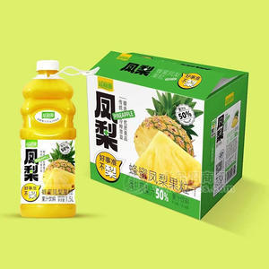 益和源蜂蜜鳳梨果粒果汁飲料1.5LX6瓶