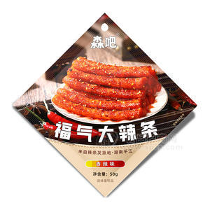 森吧香辣味福氣大辣條休閑食品50g