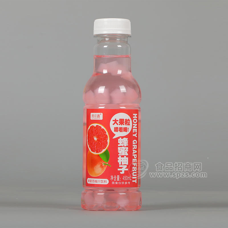 豫浪鑫蜂蜜柚子大果粒饮料瓶装招商450ml