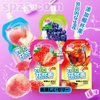 飘香果源爽吸蒟蒻可吸果冻休闲食品袋装招商130g
