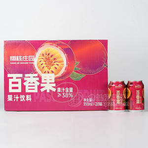 翔核莊園百香果果汁飲料箱裝招商310ml×20罐