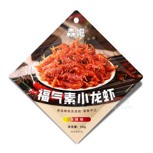 森吧香辣味福氣素小龍蝦辣條休閑食品50g