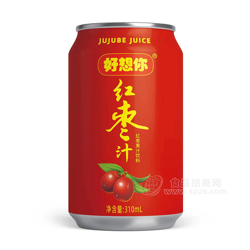 好想你红枣汁果汁饮料易拉罐装礼盒招商310ml