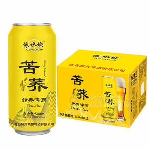 依水塬苦蕎經(jīng)典啤酒箱裝招商500ml×12罐