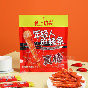 食上功夫麻辣味辣條調(diào)味面制品休閑食品112g