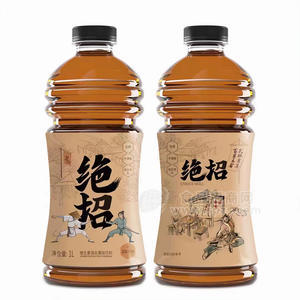 絕招維生素強化果味茶飲料瓶裝招商1L