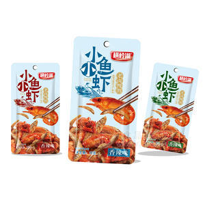 橫嶺湖小魚(yú)小蝦香辣味休閑食品袋裝招商12g