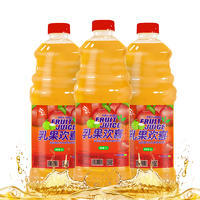 今谷乳果欢喜苹果汁椰果粒乳酸菌风味水果果肉饮料瓶装招商2L