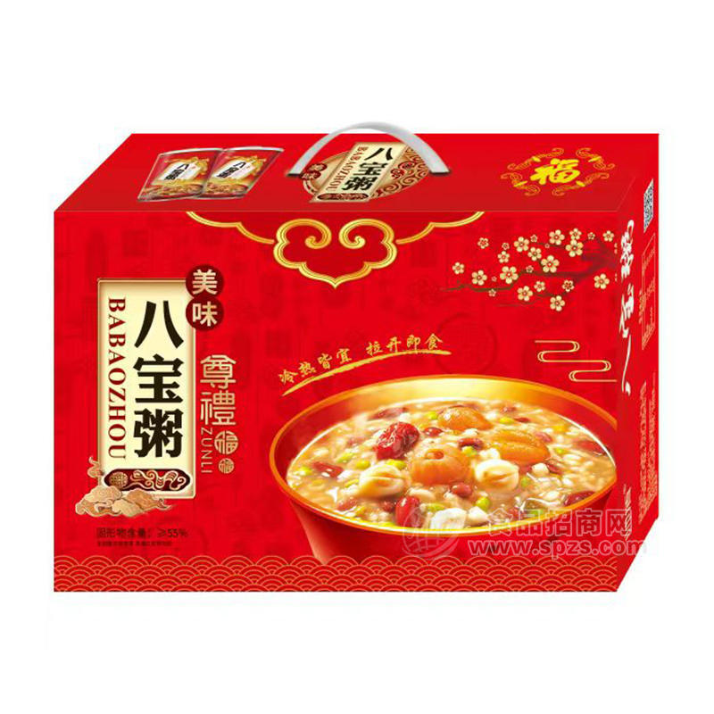 八寶粥方便食品方便粥禮盒裝