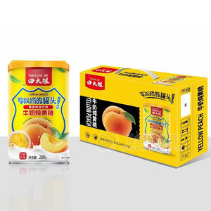 田大姐牛奶燉黃桃風(fēng)味飲料280gx12罐