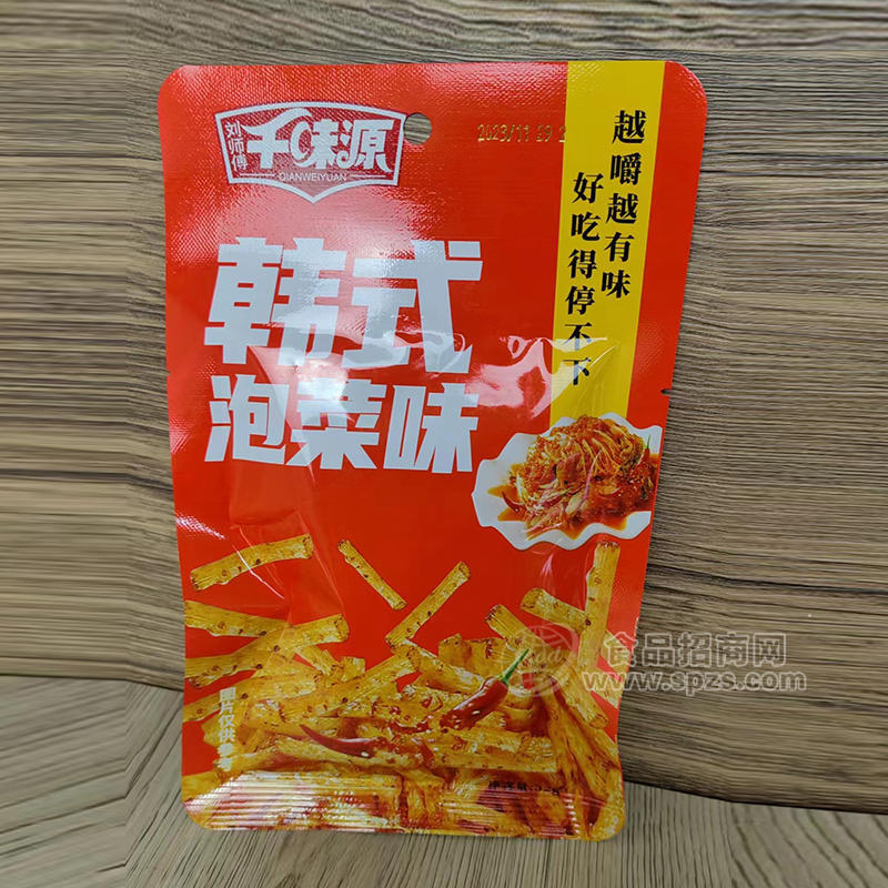 千味源韩式泡菜味辣条袋装招商