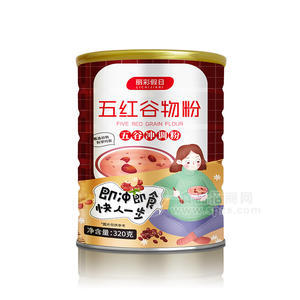 營(yíng)養(yǎng)代餐五紅谷物粉 紅棗枸杞膳食代餐粉 五谷雜糧粉