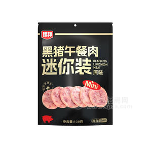 臻邦黑豬午餐肉原味迷你裝130克