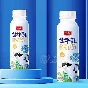 中星原味生牛乳酸奶饮品乳饮料350g