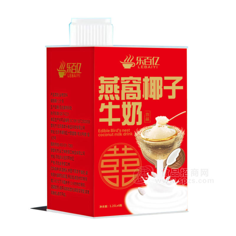 樂百億燕麥椰子牛奶飲品1.25LX6瓶