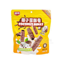 臻邦椰子蛋酥卷（巧克力味）挂件招商138克