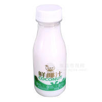 皮皮岛鲜椰汁植物蛋白饮料瓶装招商248g