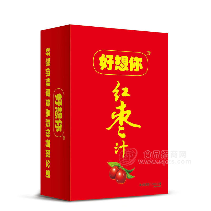 好想你红枣果汁饮料箱装招商310ml×16罐