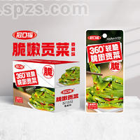 冠口福脆嫩贡菜香脆味休闲食品盒装招商13g×20包