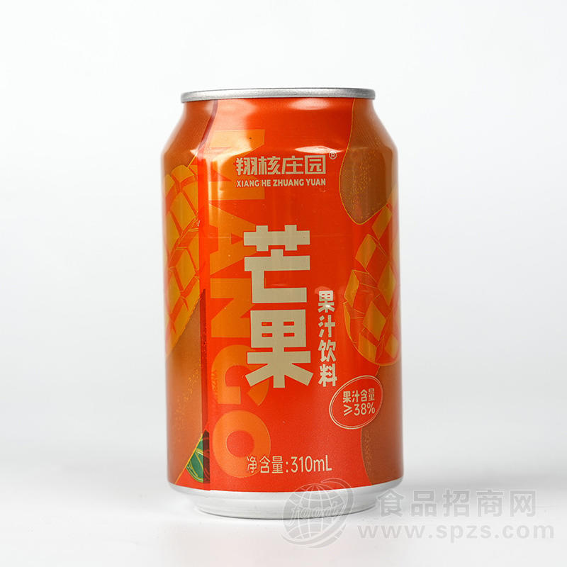 翔核庄园芒果果汁饮料罐装招商310ml