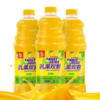 今谷乳果欢喜芒果椰果粒乳酸菌风味水果果肉饮料瓶装招商2L