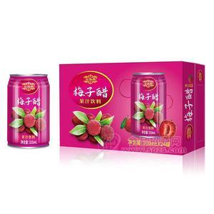 金海燕梅子醋果汁饮料310mlX24罐