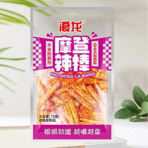 浪龍摩登辣棒調(diào)味面制品休閑食品辣條袋裝招商70g