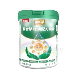 貝因美康樂(lè)滋磷蝦油配方奶粉700G中老年