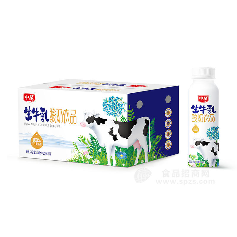 中星生牛乳酸奶飲品乳飲料350gx15瓶