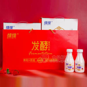 維維發(fā)酵酸奶果粒燕麥箱裝招商320g