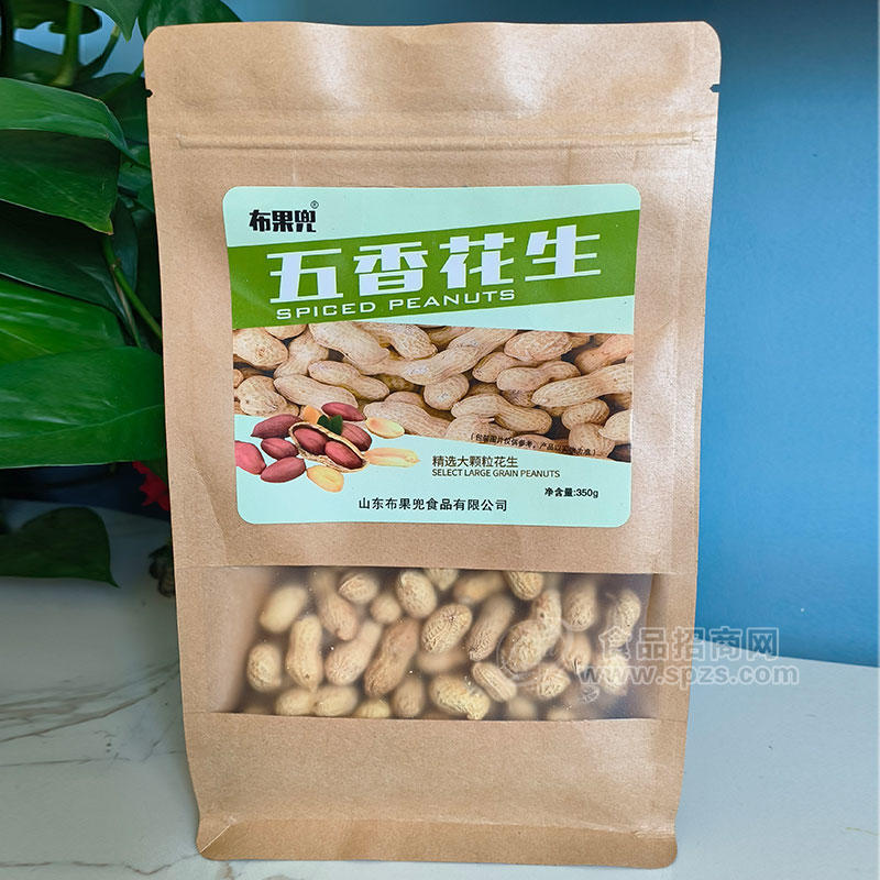 布果兜五香花生袋装招商350g