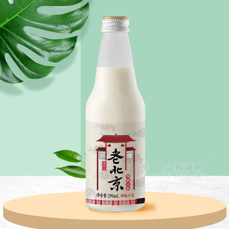 ·老北京石磨豆奶植物蛋白饮料290ml 