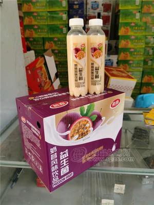 超迎500ml×15瓶装百香果味益生菌奶昔