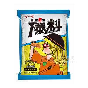 心一眾干脆面川香鐵板魷魚(yú)味袋裝招商45g一元產(chǎn)品