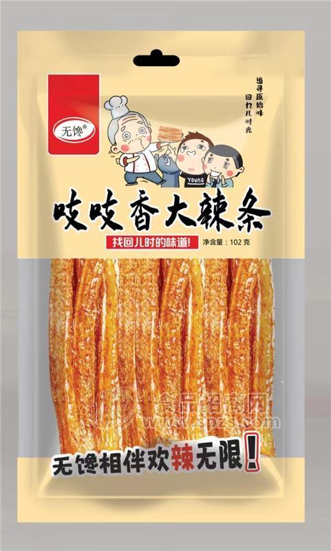 无馋吱吱香大辣条102g