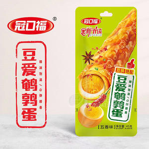 冠口福豆爱鹌鹑蛋五香味袋装招商45g