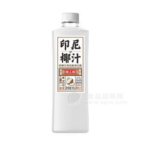 椰上椰印尼椰汁果汁0色素瓶装饮料商超批发招商1KG