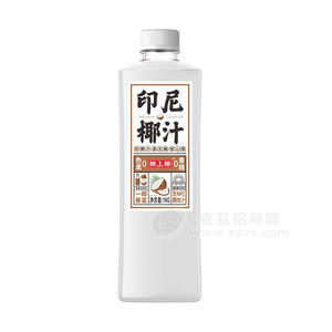 椰上椰印尼椰汁果汁0色素瓶裝飲料商超批發(fā)招商1KG