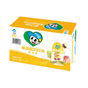 李子园果蔬酸奶饮品箱装招商280ml×15瓶