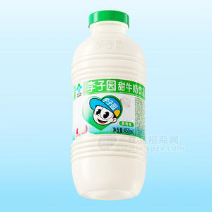 李子園甜牛奶飲品荔枝味瓶裝招商450ml