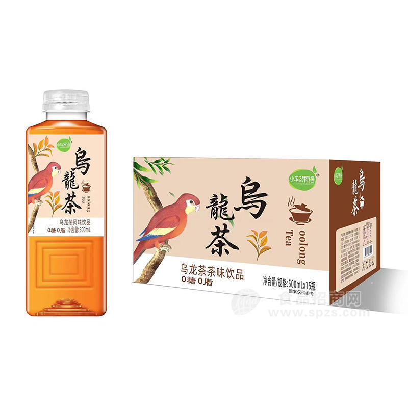 小轻果语乌龙茶茶味饮品箱装招商500ml×15瓶