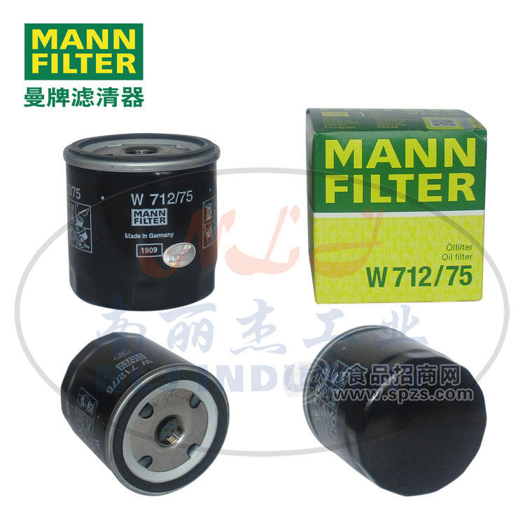 W712/75機油過濾器MANN-FILTER(曼牌濾清器)