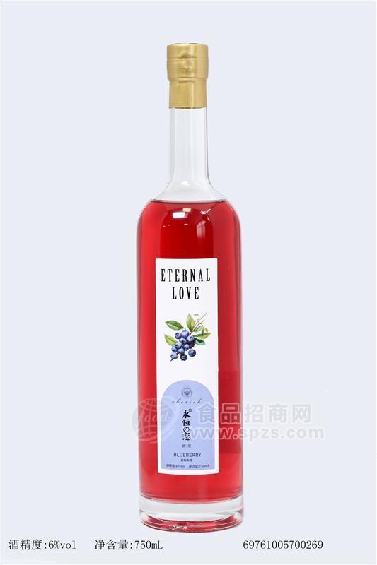 永恒の恋鍾爱系列蓝莓果酒瓶装750ml