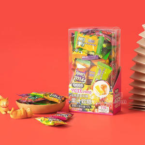 粤光宝香马来西亚风味果汁软糖糖果盒装招商110g