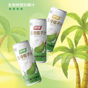 喚燃生榨椰子汁植物蛋白飲料椰汁罐裝招商廠家直招320g