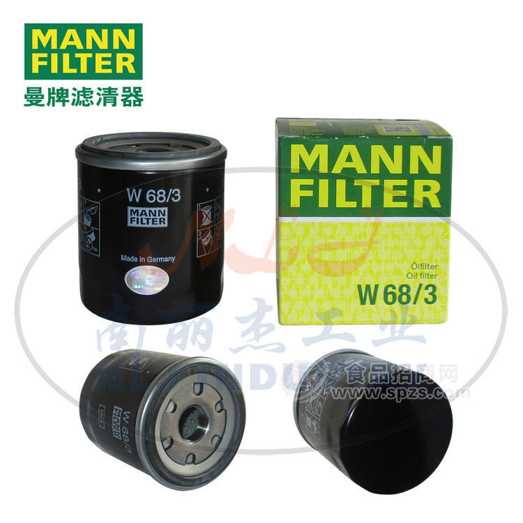 W68/3油濾MANN-FILTER曼牌濾清器、機(jī)油濾芯