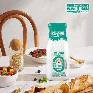 荔子園酸奶生牛乳發(fā)酵乳飲料瓶裝招商300ml