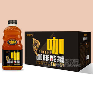 摩果方咖啡能量風(fēng)味飲料批發(fā)招商1L×12瓶大瓶能量飲料